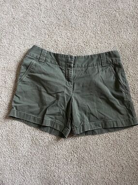 J. Crew | Olive Classic Twill Chino City Fit Shorts